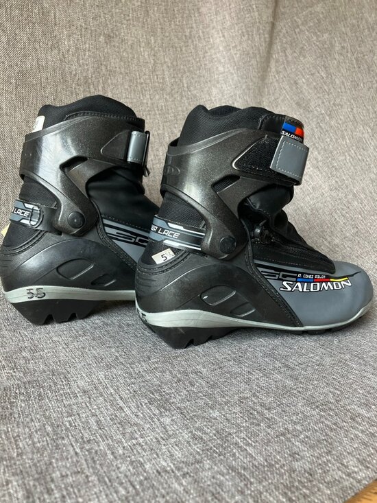 Salomon R Combi Pilot SNS Cross Country Ski Boots Size US5.5 / EU38 Power Lace main image 7